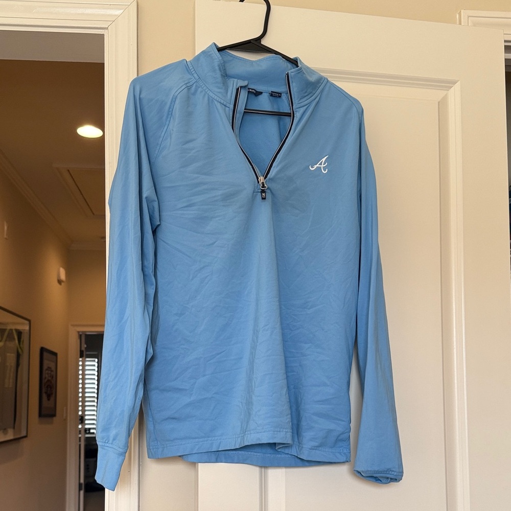 Atlanta Braves Cutter & Buck Light Blue Jacket